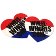 Wheel Whores samolepka - Dutch Heart (2ks)
