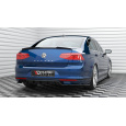 Maxton Design prodloužení spoileru pro Volkswagen Passat Mk8 (B8), černý lesklý plast ABS, R-line