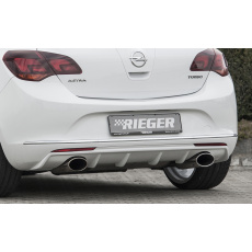 Rieger vložka zadního nárazníku pro Opel Astra J 5-dvéř., hatchback po faceliftu, plast ABS bez povrchové úpravy, pro sportovní koncovky na obou stranách 140x90 mm Rieger vložka zadního nárazníku pro Opel Astra J 5-dvéř., hatchback po faceliftu, plast ABS bez povrchové úpravy, pro sportovní koncovky na obou stranách 140x90 mm