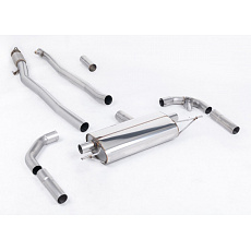 Milltek Sport výfukový systém cat-back bez rezonátoru a klapek (nejhlasitější) pro Mercedes CLA CLA35 AMG 2.0 Turbo Coupe/Shooting Brake (bez OPF/GPF) 2019-2024, využívá originálních koncovek