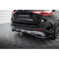 Maxton Design středový spoiler pod zadní nárazník s žebrováním pro Mercedes GLC SUV/X254 /AMG-Line, černý lesklý plast ABS Maxton Design středový spoiler pod zadní nárazník s žebrováním pro Mercedes GLC SUV/X254 /AMG-Line, černý lesklý plast ABS