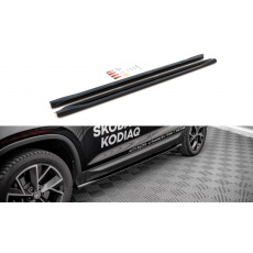 Maxton Design difuzory pod boční prahy pro Škoda Kodiaq Standard, plast ABS bez povrchové úpravy