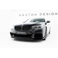 Maxton Design spoiler pod přední nárazník ver.3 pro BMW řada 5 G30, G31, černý lesklý plast ABS, M-pack