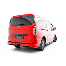 Maxton Design boční difuzory pod zadní nárazník pro Ford Tourneo Custom Mk2, černý lesklý plast ABS