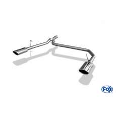 Fox Sportauspuff koncový tlumič výfuku s koncovkou 106x71 Typ 32 na obou stranách pro Mercedes třída A s motorem 1.4, 1.6, 1.9 Fox Sportauspuff koncový tlumič výfuku s koncovkou 106x71 Typ 32 na obou stranách pro Mercedes třída A s motorem 1.4, 1.6, 1.9