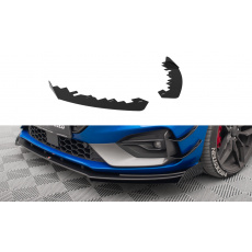 Maxton Design rohové spoilery pod přední nárazník pro Ford Focus ST Mk4, černý lesklý plast ABS Maxton Design rohové spoilery pod přední nárazník pro Ford Focus ST Mk4, černý lesklý plast ABS