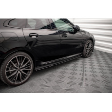 Maxton Design difuzory pod boční prahy pro BMW řada 2 Gran Coupe F44 (2019-)/M-Pack, černý lesklý plast ABS