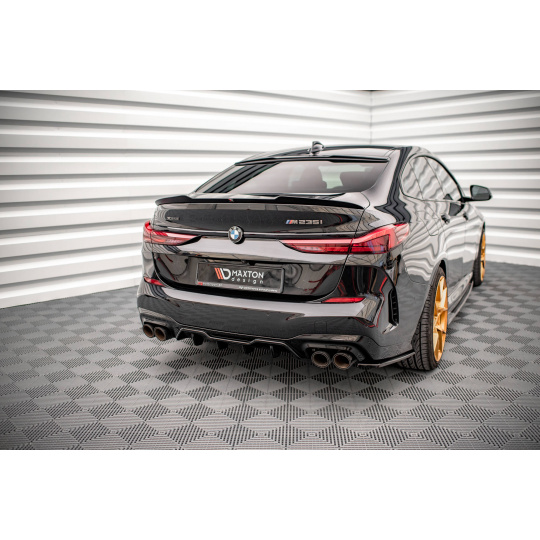 Maxton Design vložka zadního nárazníku pro BMW řada 2 Gran Coupe F44 (2019-)/M235i, černý lesklý plast ABS
