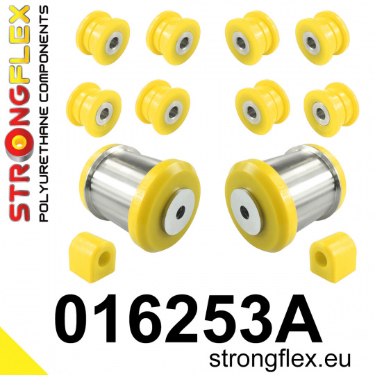 016253A: Strongflex Sada silentbloků zadního zavěšení varianta SPORT