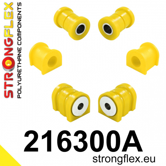 216300A: Strongflex Sada silentbloků předního zavěšení varianta SPORT 216300A: Strongflex Sada silentbloků předního zavěšení varianta SPORT
