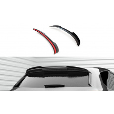 Maxton Design prodloužení spoileru ver.2 pro Seat Leon Cupra Mk3 Facelift, černý lesklý plast ABS, Sportstourer