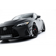 Maxton Design rohové spoilery pod přední nárazník pro Lexus IS 500 Mk3 Facelift 2 (XE30), plast ABS bez povrchové úpravy Maxton Design rohové spoilery pod přední nárazník pro Lexus IS 500 Mk3 Facelift 2 (XE30), plast ABS bez povrchové úpravy
