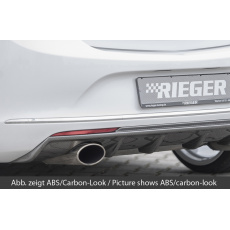 Rieger vložka zadního nárazníku pro Opel Astra J 5-dvéř., hatchback po faceliftu, plast ABS lakovaný do černé lesklé barvy, pro sportovní koncovku vlevo 140x90 mm Rieger vložka zadního nárazníku pro Opel Astra J 5-dvéř., hatchback po faceliftu, plast ABS lakovaný do černé lesklé barvy, pro sportovní koncovku vlevo 140x90 mm