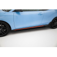 Maxton Design "Street Pro" difuzory pod boční prahy pro Hyundai Veloster N Mk2, plast ABS bez povrchové úpravy