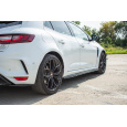 Maxton Design difuzory pod boční prahy pro Renault Megane RS Mk4, černý lesklý plast ABS