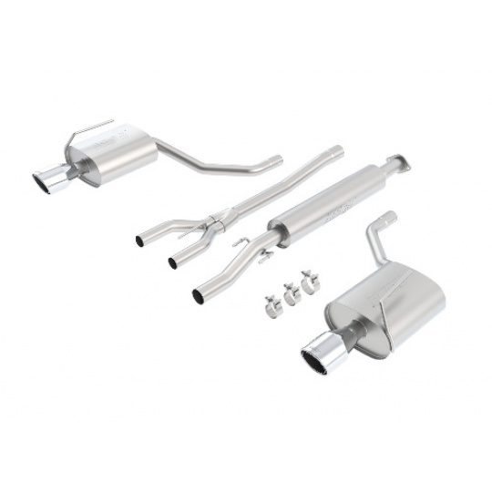 Borla Cat-Back výfukový systém "S-Type" pro Nissan Maxima 3,5l V6 FWD, s atuomatickou převodovkou, 4-dvéř., r.v. od 09-14