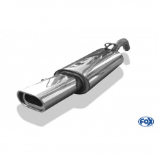 Fox Sportauspuff koncový tlumič výfuku s koncovkou 135x80 Typ 53 pro Volkswagen Golf II s motorem 1.0, 1.3, 1.6, 1.8