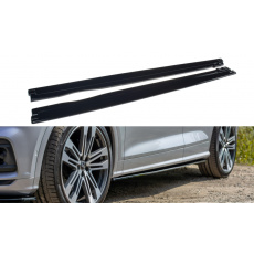Maxton Design difuzory pod boční prahy pro Audi Q5 Mk2 S-Line, černý lesklý plast ABS Maxton Design difuzory pod boční prahy pro Audi Q5 Mk2 S-Line, černý lesklý plast ABS