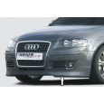 Rieger spoiler pod přední nárazník pro Audi A3 8P 3-dvéř., 5-dvéř., Sportback, r.v. 06/05-06/08, plast ABS bez povrchové úpravy
