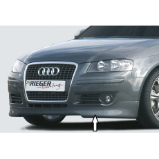 Rieger spoiler pod přední nárazník pro Audi A3 8P 3-dvéř., 5-dvéř., Sportback, r.v. 06/05-06/08, plast ABS bez povrchové úpravy
