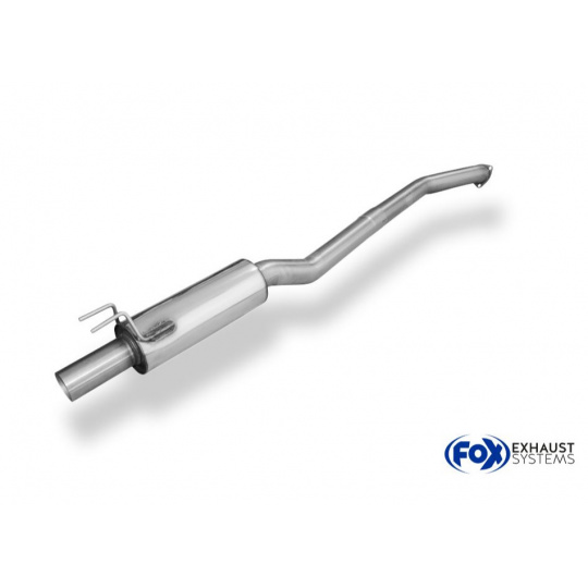 Fox Sportauspuff přední díl s tlumičem pro Honda Civic Type-R 2000- s motorem 2.0, EP3