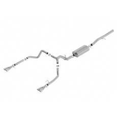 Borla Cat-Back výfukový systém "Touring" pro Chevrolet Silverado 1500 6,2l V8, s aut. převodovkou, 2WD/AWD, EC/SB, CC/SHB, 147" WB, r.v. 2019-2020