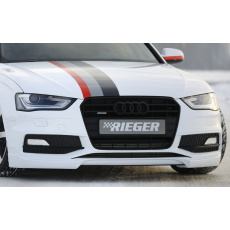 Rieger spoiler pod přední nárazník pro Audi A4 B8, B81 avant, sedan po faceliftu, r.v. 01/12-, plast ABS bez povrchové úpravy