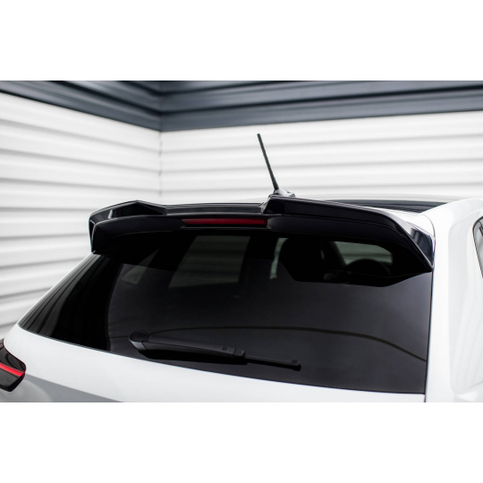 Maxton Design prodloužení spoileru 3d pro Volkswagen Polo GTI Mk6 Facelift, černý lesklý plast ABS