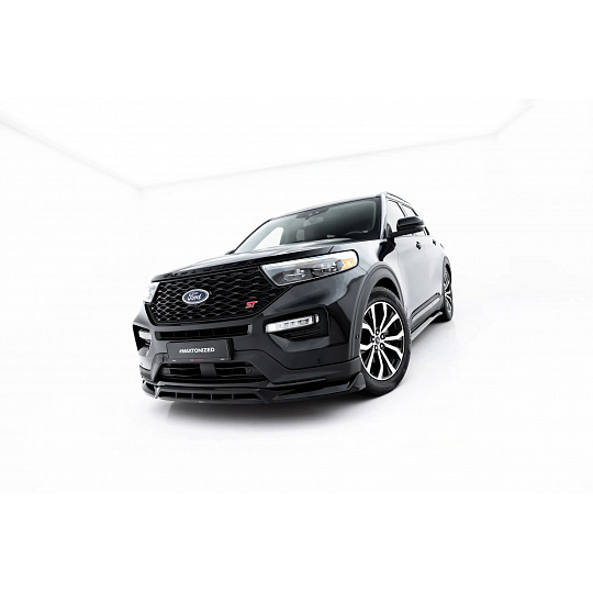 Maxton Design spoiler pod přední nárazník pro Ford Explorer ST Mk6, černý lesklý plast ABS Maxton Design spoiler pod přední nárazník pro Ford Explorer ST Mk6, černý lesklý plast ABS