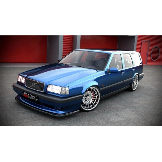 Maxton Design spoiler pod přední nárazník pro Volvo 850, černý lesklý plast ABS