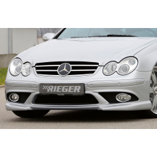 Rieger spoiler pod přední nárazník pro Mercedes CLK W209 kabriolet, kupé (předfacelift / do r.v. 2005), r.v. 00/02-06/04, plast ABS bez povrchové úpravy