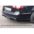 Rieger spoiler pod zadní nárazník pro Volkswagen Passat 3C combi před faceliftem r.v. 03/05-07/10, plast ABS bez povrchové úpravy, pro dvojitou koncovku vlevo