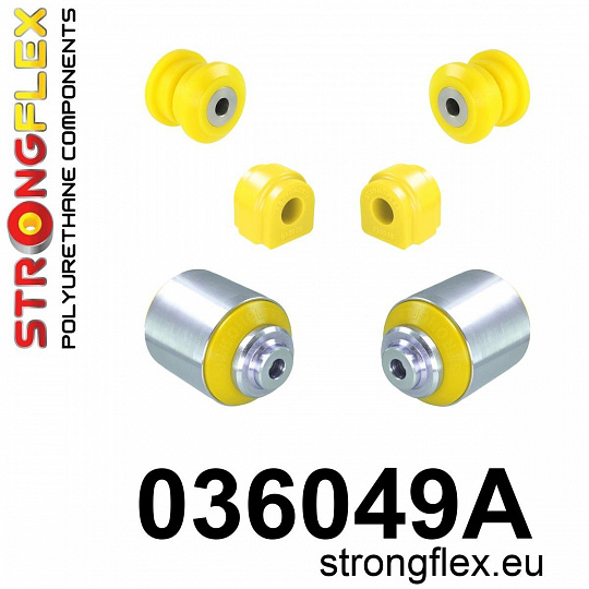 036049A: Strongflex Sada silentbloků předního zavěšení varianta SPORT