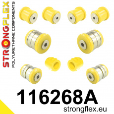 116268A: Strongflex Sada silentbloků předního zavěšení varianta SPORT 116268A: Strongflex Sada silentbloků předního zavěšení varianta SPORT