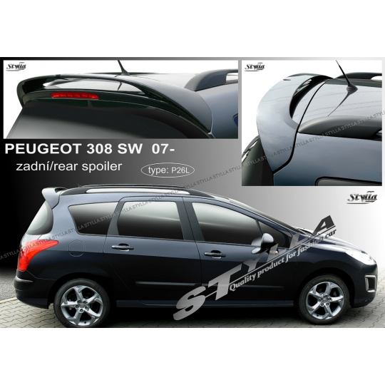 Stylla spoiler zadních dveří Peugeot 308 SW (combi)