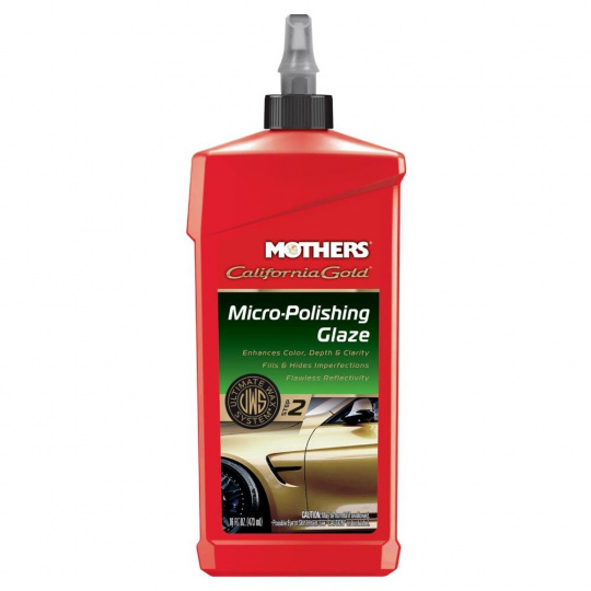 Mothers California Gold Micro-Polishing Glaze - velmi jemná leštěnka, 473 ml (krok 2)