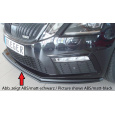 Rieger lipa pod přední nárazník pro Škoda Octavia RS 5E combi, sedan po faceliftu, 02/17-, plast ABS lakovaný do černé lesklé barvy