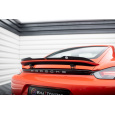 Maxton Design prodloužení spoileru pro Porsche Cayman 982c, černý lesklý plast ABS