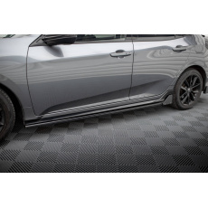 Maxton Design difuzory pod boční prahy s křidélky pro Honda Civic Mk10 Sport, černý lesklý plast ABS Maxton Design difuzory pod boční prahy s křidélky pro Honda Civic Mk10 Sport, černý lesklý plast ABS