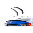 Maxton Design prodloužení spoileru pro Lexus RC, černý lesklý plast ABS