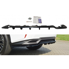 Maxton Design středový spoiler zadního nárazníku s žebrováním pro Lexus RX Mk4, Carbon-Look Maxton Design středový spoiler zadního nárazníku s žebrováním pro Lexus RX Mk4, Carbon-Look
