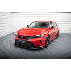 Maxton Design spoiler pod přední nárazník ver.1 s křidélky pro Honda Civic Mk11 Type-R, černý lesklý plast ABS Maxton Design spoiler pod přední nárazník ver.1 s křidélky pro Honda Civic Mk11 Type-R, černý lesklý plast ABS
