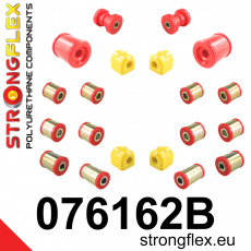 076162B: Strongflex Kompletní sada silentbloků pro zavěšení 076162B: Strongflex Kompletní sada silentbloků pro zavěšení