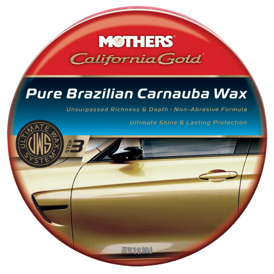 Mothers California Gold Pure Brazilian Carnauba Wax - neabrazivní karnaubský vosk - pasta, 340 g (krok 3) Mothers California Gold Pure Brazilian Carnauba Wax - neabrazivní karnaubský vosk - pasta, 340 g (krok 3)