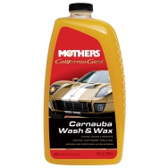 Mothers California Gold Carnauba Wash & Wax - luxusní hustý autošampon s karnaubským voskem, 1892 ml