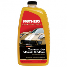 Mothers California Gold Carnauba Wash & Wax - luxusní hustý autošampon s karnaubským voskem, 1892 ml