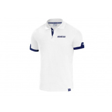 Sparco polokošile CORPORATE, barva: bílá, velikost: XXL Sparco polokošile CORPORATE, barva: bílá, velikost: XXL