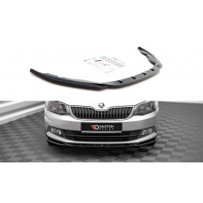Maxton Design spoiler pod přední nárazník ver.2 pro Škoda Fabia Mk3, černý lesklý plast ABS Maxton Design spoiler pod přední nárazník ver.2 pro Škoda Fabia Mk3, černý lesklý plast ABS