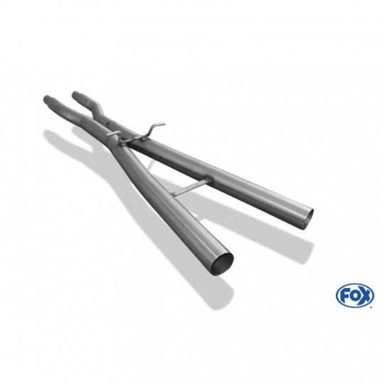 Fox Sportauspuff přední díl bez tlumiče pro Audi A4 B6 s motorem 2.5 TDI quattro Fox Sportauspuff přední díl bez tlumiče pro Audi A4 B6 s motorem 2.5 TDI quattro