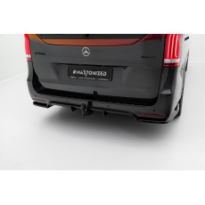 Maxton Design vložka zadního nárazníku pro Mercedes třída V W447F, černý lesklý plast ABS, AMG-Line Maxton Design vložka zadního nárazníku pro Mercedes třída V W447F, černý lesklý plast ABS, AMG-Line